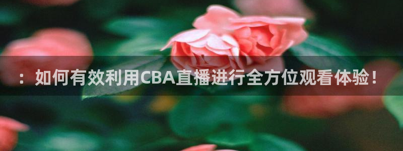 看球吧jrs低调直播nba：：如何有效利用CBA直播进行全方位观看体验！